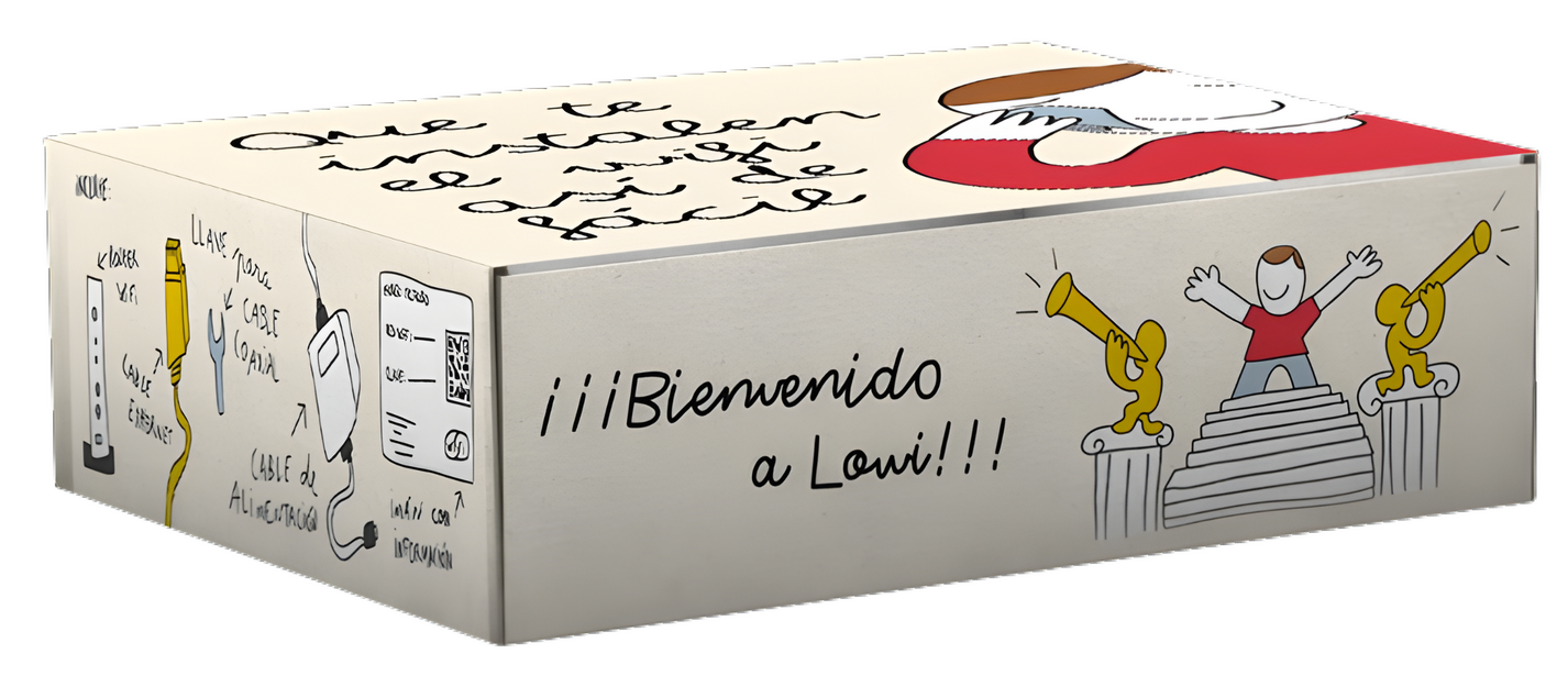 caja tumbada